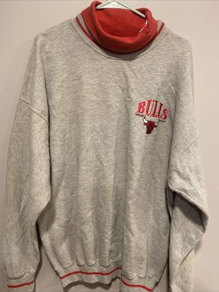 Vintage Made In Usa Legend Athletic Jordan Era Chicago Bulls Sweatshirt Size Xl