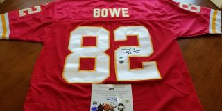 Dwayne Bowe Signed Kansas City Chiefs Jersey Wam Proof