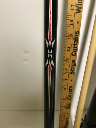 VINTAGE 2 PIECE VIPER PRO SERIES POOL CUE WITH CASE 190Z 3