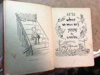 When We Were Very Young by A.  A.  Milne,  1924 third printing 3