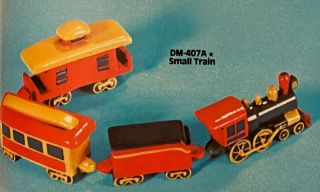 Vintage Duncan Ceramic Mold Dm - 407a Small Train
