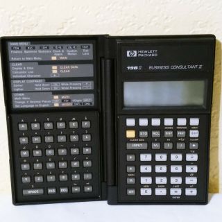 Hewlett Packard Hp 19bii Business Consultant Ii Calculator 1986 Vintage Finance