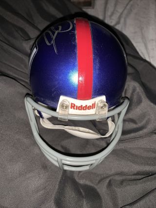 Odell Beckham Jr.  Signed Giants Mini Football Helmet Autographed AUTO Fanatics 2