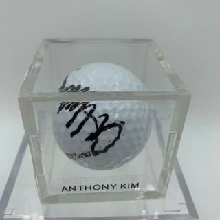 Anthony Kim Signed Autographed Golf Ball Pga With Jsa