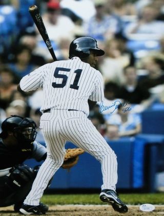 York Yankees Bernie Williams Signed 11x14 Photo W/jsa Cert