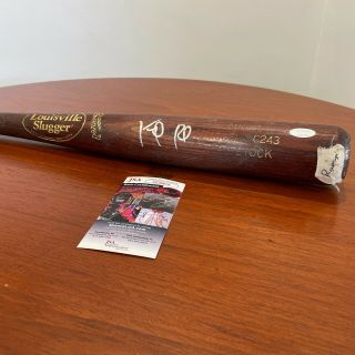Keibert Ruiz Signed Autographed Baseball Bat Los Angeles Dodgers Jsa Game