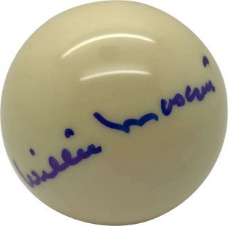Willie Mosconi Signed Autographed 11 Cue Ball Jsa
