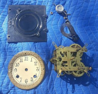 Antique Vintage Sessions Mantle Clock Movement With