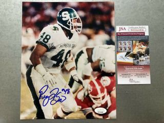 Percy Snow Michigan State Spartans Signed 8x10 Photo Sparty Jsa Witness