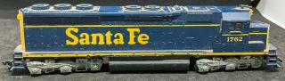 Athearn: Santa - Fe 1762 Emd Diesel Locomotive,  Dummy,  Heavy,  Blue Ho Vintage