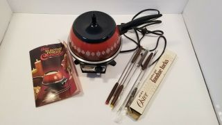 Vintage Oster Electric Fondue Pot W/controlled Heat - Model 691 - 07 -