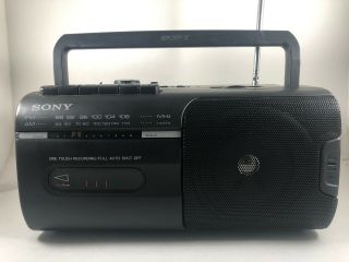 Vintage Sony Cfm - 10 Am/fm Radio Cassette Corder Boombox