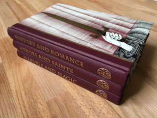 Folio Society Three Volume Book set - British Myths And Legends Hardback 3