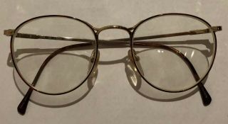 Vintage Polo 528 By Ralph Lauren 49/19 135 Tortoise And Gold Eyeglasses Frame