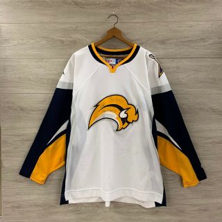 Vintage Buffalo Sabres Ccm Nhl Hockey Blank Jersey Size Xl