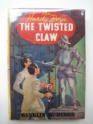 1939 The Twisted Claw Hardy Boys Franklin W Dixon Hb Dj 18 Vintage Series Retro