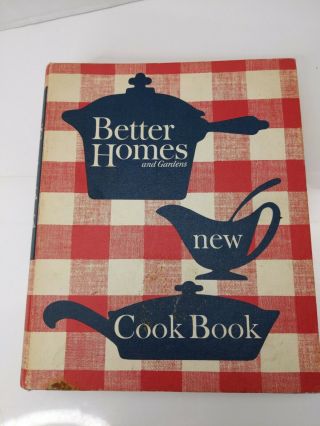 Vintage Better Homes & Gardens Cookbook Revised Edition First Printing 1962