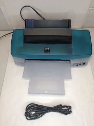 Epson Stylus Color 740i Inkjet Printer Vintage,  Power,  Blue Apple Imac