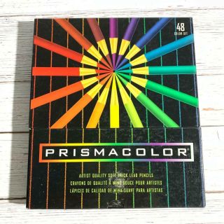 Vintage Prismacolor Premier Colored Pencils 48 in Box Coloring 2