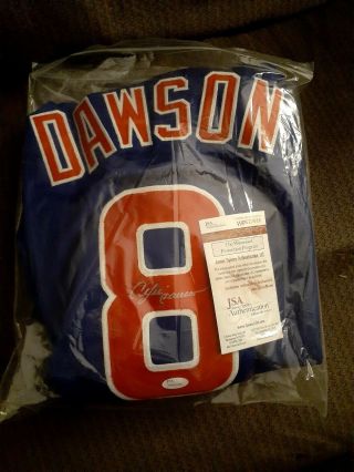 Andre Dawson Signed Autographed Chicago Cubs Jersey Jsa Witnessed