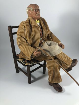 Vintage Grandpa/old Man Figure Sculpture