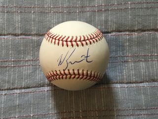 Los Angeles Dodgers Will Smith Signed Baseball Romlb In - Person Autograph