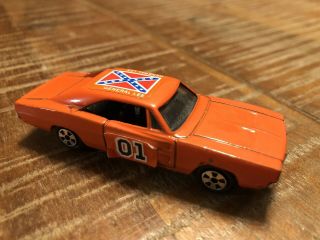 Vintage Ertl Dukes Of Hazzard General Lee Dodge Charger 1/64 Scale 1981
