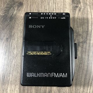 Vintage Sony Walkman Wm - F2061 Stereo Cassette Player Fm/am Radio Auto Reverse
