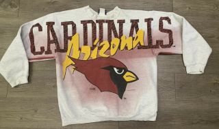 Vtg 90’s Magic Johnson T’s Arizona Cardinals Sweatshirt Size Large