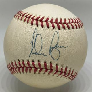 Nolan Ryan Single Signed Baseball Autographed Jsa Astros Mets Rangers Hof