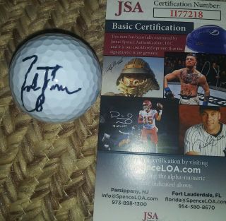 Pga Star Zach Johnson Autographed Signed Golf Ball Jsa Certified