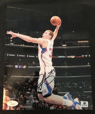 Blake Griffin Clippers Auto Autographed 8x10 Basketball Photo Jsa