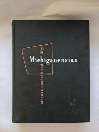 University Of Michigan 1950 College Yearbook Michiganesian Vintage