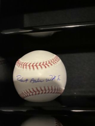 Bobby Witt Jr.  Signed Oml Baseball Full - Name Signature Jsa Royals