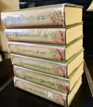Casanova,  set of 6 with dust covers.  First editions in English. 2