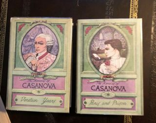 Casanova,  set of 6 with dust covers.  First editions in English. 3