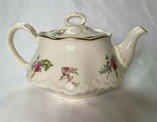 Vintage Teapot Homer Laughlin Household Institute Pattern Priscilla