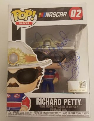 Richard Petty The King Of Nascar Icon Signed Autographed Funko Pop 02 Authentic
