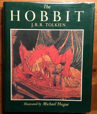 Vg 1984 Hardcover Dj First Edition Hobbit Jrr Tolkien Michael Hague Lord Rings