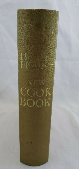 Vintage 1970 Better Homes & Gardens Cook Book 5 Ring Binder Rare Gold Ed.