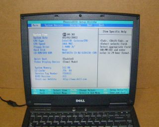 Vintage Dell Inspiron 2600 Laptop Parts As/is