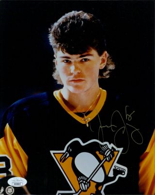 Jaromir Jagr Pittsburgh Penguins Signed 8x10 Glossy Photo Jsa Authenticated