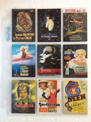 Breygent Classic Vintage Movie Posters Complete Master 99 Card Glitter Set 2007