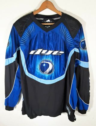 Vintage Dye C5 Paintball Jersey Nppl Nxl Psp Blue Black Xl Competition Tee