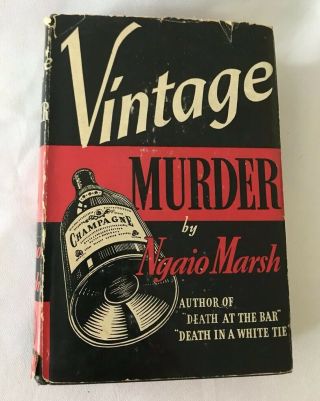 1942 Vintage Murder By Ngaio Marsh Hc Dj Vg 1st Tower Books Edition