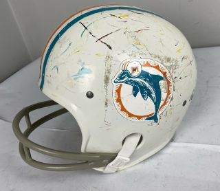 Vintage Miami Dolphins Rawling Football Helmet Size Large