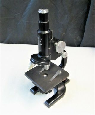 Vintage Ao Spencer Microscope W/ 10x & 43x Objectives