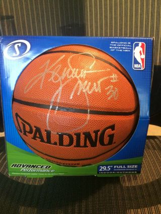 Kenny " Jet " Smith Authentic Autographed Basketball 30 2xnba Champs