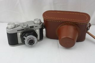 Vintage Graflex Ciro 35mm Camera And Leather Case