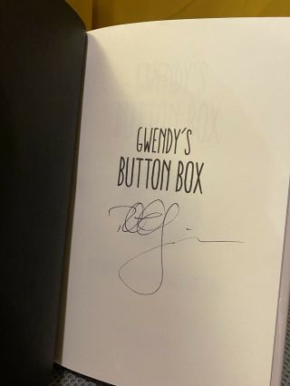 GWENDY ' S BUTTON BOX by Stephen King & Richard Chizmar (SIGNED) - 1st/2nd - NF 2